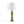 Faceted Green Glass Table Lamp