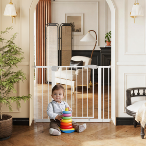 2 Pack 29.5-44.1" Wide Baby Gate for Stairs and Doorways