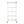 Origami Large Wheeled 5-Shelf Folding Steel Wire Shelving, White (21