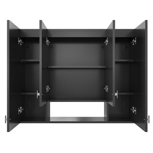 Wall Mounted Bathroom Cabinet With 5 Adjustable Shelves