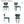 Dining Armless Chairs (Set of 2)