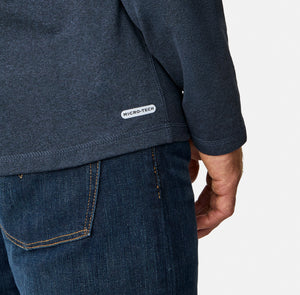 Men's FreeCycle® Sueded Melange Long Sleeve Crew Neck
