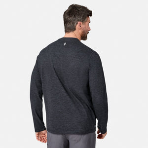 Men's FreeCycle® Sueded Spacedye Long Sleeve Crew Neck