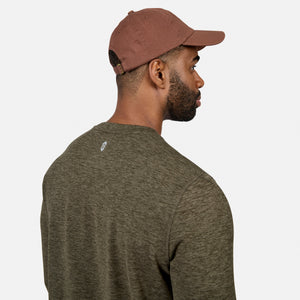 Men's FreeCycle® Sueded Spacedye Long Sleeve Crew Neck