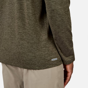 Men's FreeCycle® Sueded Spacedye Long Sleeve Crew Neck