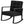 Patio Rattan Rocker Outdoor Glider Rocking Chair Cushion Lawn-Black