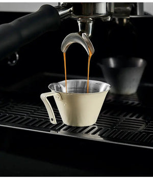 Best Espresso Shot Glass with Measurement Scale - Volcano 100ml Stainless Steel Under $6