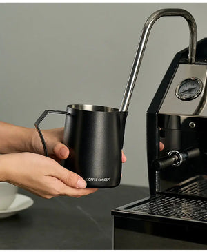Phantom Precision Latte Art Pitcher – 600ml Narrow Spout for Advanced Patterns