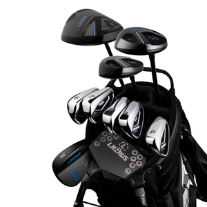 Lazrus Golf 11 pc Set - LAZ2 Driver, 3W, 1H, 6-PW Irons, 52° Wedge, Putter & Bag Optional
