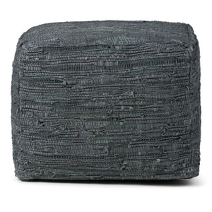 Fredrik - Handcrafted Square Pouf