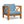 Brava Mid-Century Modern Club Chair with Water Resistant Cushions