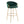 Claire - Contemporary / Glam Fixed Height Bar Stool (Set of 2) Round Footrest (Set of 2)