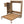 Queen Size Murphy Bed With Louvered Design And Multiple Storage Shelves - Wood