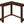 Corner Accent Console Table For Entryway, Contemporary & Modern - Cherry