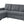 Toby - Woven Fabric Reversible Sleeper Sectional Sofa With Storage Chaise Cup Holder Charging Ports And Pockets
