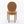 French Style Solid Wood Frame Antique Painting, Hand-Pulled Buckle Decoration Artificial Dining Chair With Nailhead Trim, Wood Legs