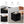 Luxurious Marble Texture Coffee Table Cube Design Elegant Living Room Accent - Black