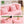 71-Inch Folding Sofa Bed in Pink Chenille with High-Density Foam