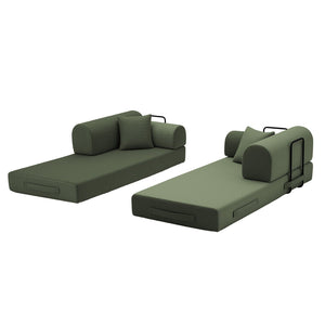 Convertible Sleeper Sofa Bed, Floor Lounge Couch For Living Room