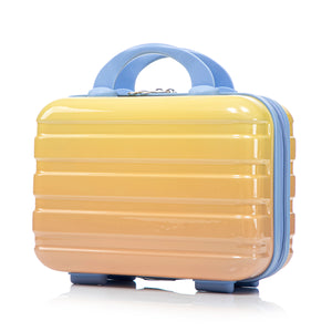 14'/20' 2-Piece PC Spinner Wheel Luggage Set in Gradient Blue and Yellow