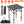 Portable Folding Camping Table With Adjustable Height Hanging Net Rustproof Carbon Steel Foldable Roll-Up Camping Table for Picnic Camping Hiking Beac