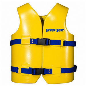 TRC Recreation Super Soft Child Life Jacket Swim Safety Vest, Medium, Yellow