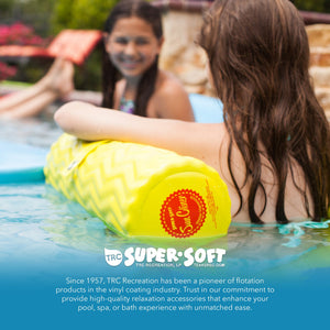 TRC Recreation Super Soft Sun Cliner Swimming Pool Float Water Hammock, Yellow