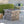 Outdoor Square Propane Fire Pit 40,000 BTU - Gray