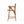Barstool With Soft Curved Lines And Sturdy Frame (Set of 2) - Brown