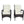2-Piece Liberatore Dining Chairs with Beige Cushions