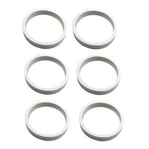 Pentair Pool Spa Rubber Tire Replacement 4-Wheel Legend Pool Cleaner (6 Pack)