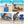 Ostrich The Original Chaise Lounge Facedown Beach Pool Tanning Chair, Ocean Blue