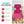 Ostrich The Original Chaise Lounge, Facedown Beach Pool Tanning Chair, Pink