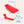 Ostrich The Original Chaise Lounge, Facedown Beach Pool Tanning Chair, Red