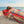 Ostrich The Original Chaise Lounge, Facedown Beach Pool Tanning Chair, Red