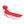 Ostrich The Original Chaise Lounge, Facedown Beach Pool Tanning Chair, Red