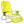 Ostrich The Deluxe 3N1 Lightweight Outdoor Beach Lounge Chair w/ Footrest, Lime