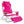 Ostrich The Deluxe 3N1 Lightweight Outdoor Beach Lounge Chair w/ Footrest, Pink