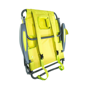 Ostrich The Heavy-Duty Backpacker Portable Reclining Beach Chair, Lime Green