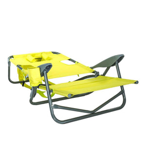 Ostrich The Heavy-Duty Backpacker Portable Reclining Beach Chair, Lime Green