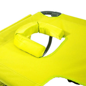 Ostrich The Heavy-Duty Backpacker Portable Reclining Beach Chair, Lime Green