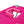 Ostrich The Heavy-Duty Backpacker Portable Reclining Beach Camping Chair, Pink