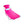 Ostrich The Ladies Comfort Lounger, Foldable Beach Pool Tanning Chair, Pink