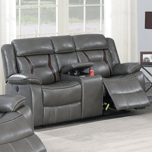 Living Room Set With Pillow Armrest And Tufted Backrest