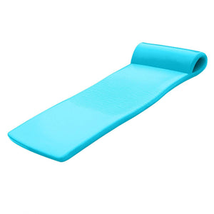 TRC Recreation Sunsation 1.75" Thick Foam Lounger Raft Pool Float, 2 Pack, Teal