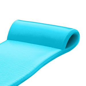 TRC Recreation Sunsation 1.75" Thick Foam Lounger Raft Pool Float, 2 Pack, Teal