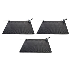INTEX Solar Water Heater Mat for Above Ground Swimming Pool, Black (3 Pack)