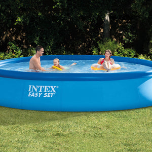 Intex 15ft x 33in Above Ground Swimming Pool, Filter Pump and Vinyl Solar Cover
