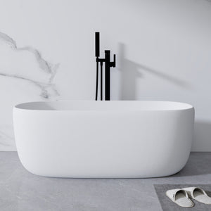 51" Freestanding Bathtub in Matte White