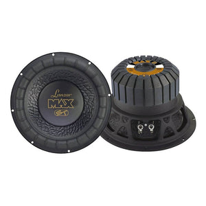 Lanzar 8 Inch 600 Watt 4 Ohm 4 Layer Voice Coil Car Audio Subwoofer | MAX8